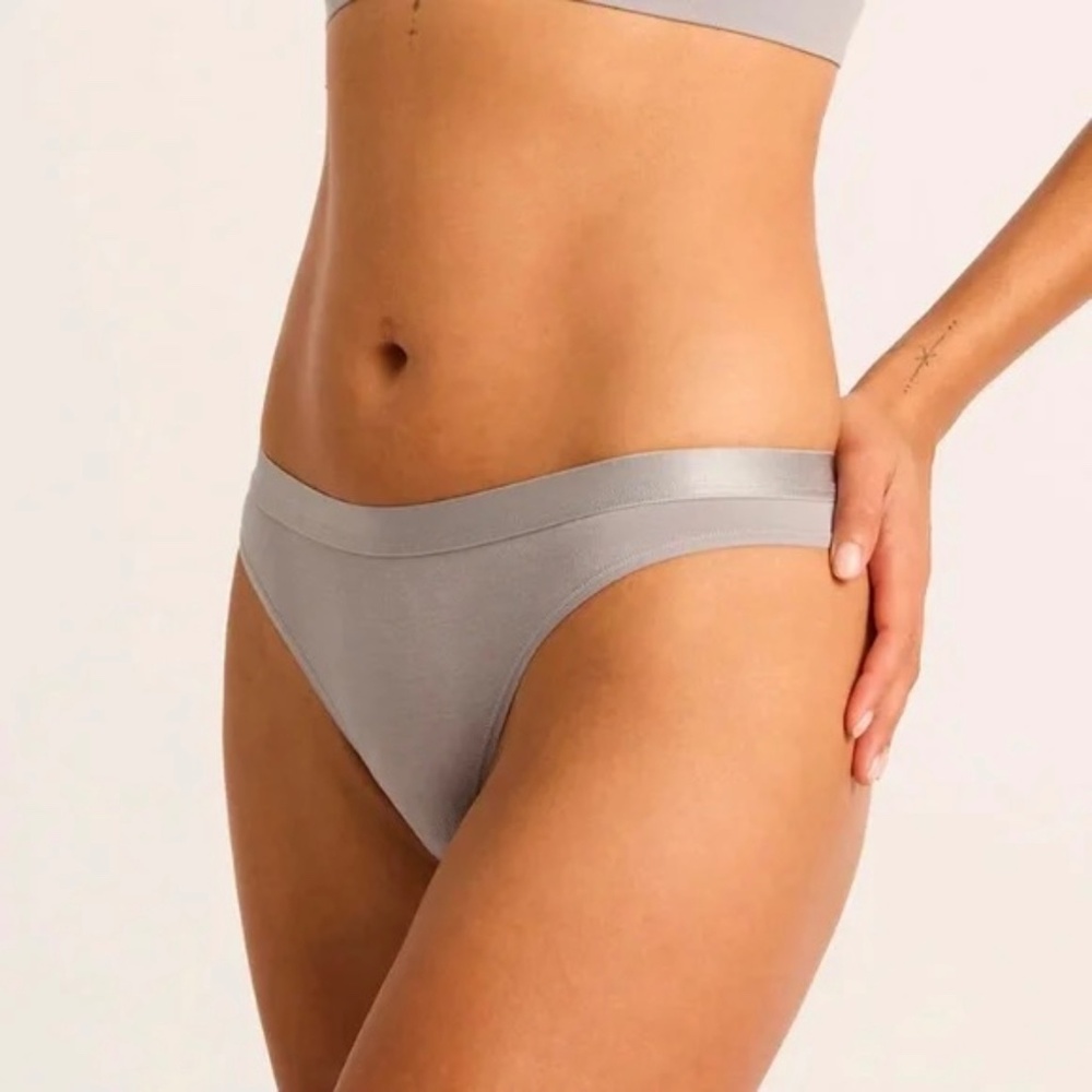 NWOT (bundle of 4) BOODY G-String Bamboo Underwear Size L / Mist Color - Picture 3 of 15